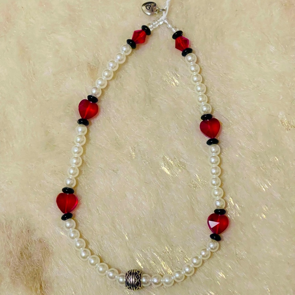Phone String! Red Crystal Hearts! ❤️❤️ - Picture 3 of 7